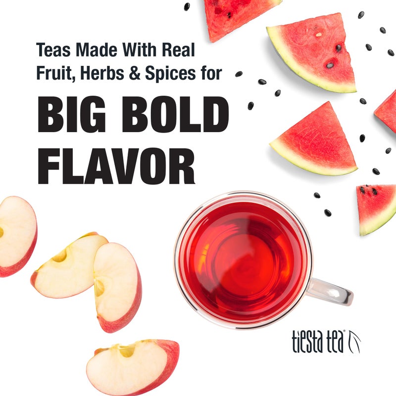Tiesta Tea - Chunky Watermelon, Loose Leaf, Sweet Watermelon Herbal Tea, Premium Non-Caffeinated Blend, Make Hot or Iced, Brews Up to 25 Cups, 2 Ounce Resealable Pouch - Image 5